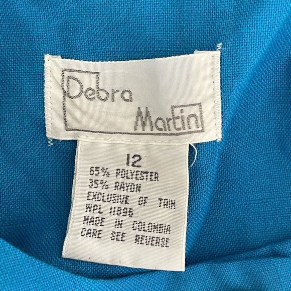 VTG 80s Debra Martin Dress - Picture 5 of 5